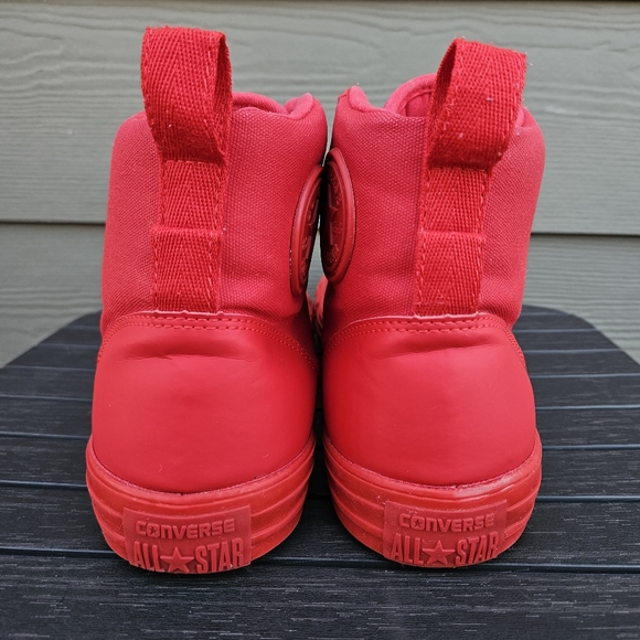Converse‎ Chuck Taylor All Star High Top Shoes Red Black Sneakers Mens Size 11 - Picture 8 of 16